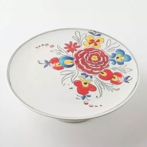 Anthropologie Molly Hatch Flower Patch Cake Stand